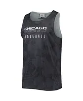 Men's Foco Black Chicago White Sox Floral Reversible Mesh Tank Top