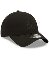 Men's New Era Houston Astros Black on Black Core Classic 2.0 9TWENTY Adjustable Hat