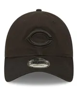 Men's New Era Cincinnati Reds Black on Black Core Classic 2.0 9TWENTY Adjustable Hat