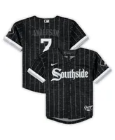 Infant Unisex Nike Tim Anderson Black Chicago White Sox City Connect Script Replica Jersey