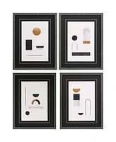 Paragon Picture Gallery Abstract Luxe Wall Art Set, 4 Piece