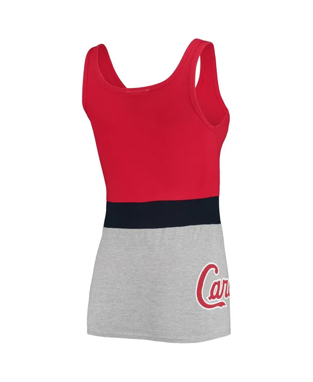 St. Louis Cardinals Refried Apparel Women's Sustainable Tri-Blend Tank Top  - Red