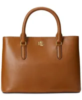 Leather Small Marcy Satchel