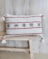 Vibhsa Christmas Pillow for Holidays, 24" x 14"