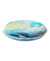 Hurley Palm Leaf Towel Top Island Float