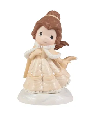 Precious Moments 221038 Disney Belle Sweet Season of Beauty Bisque Porcelain Figurine