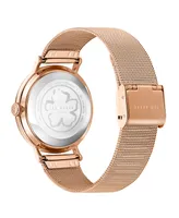 Ted Baker Women's Phylipa Retro Rose Gold-Tone Stainless Steel Mesh Watch 37mm - Rose Gold