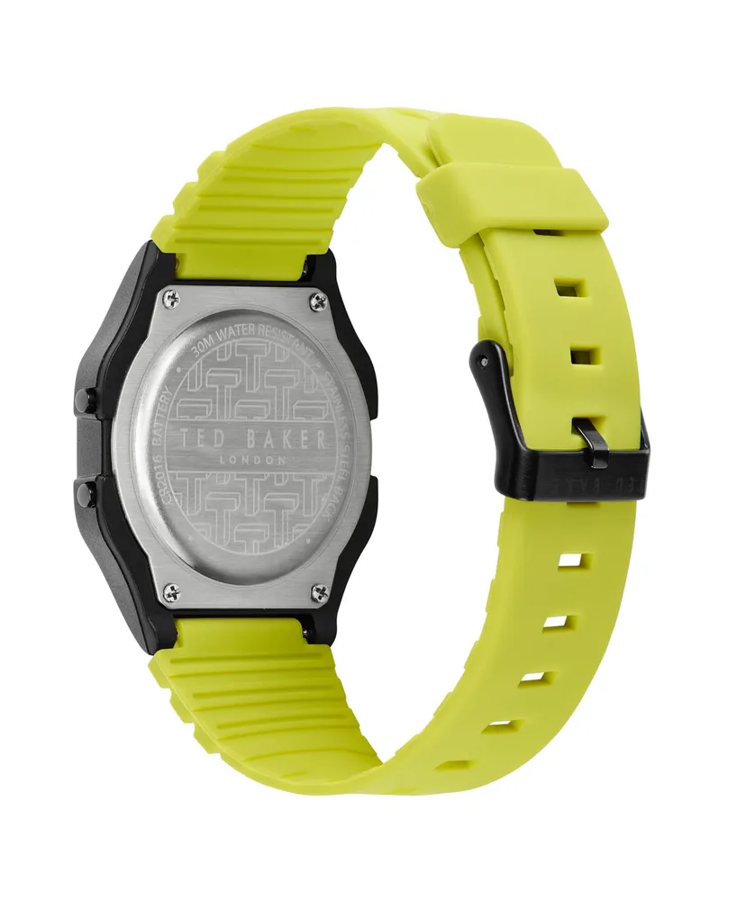 Ted Baker Unisex Ted 80's Green Resin Bracelet Watch 35.5mm