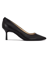 Nine West Women's Kuna 9X9 Kitten Heel Pointy Toe Dress Pumps