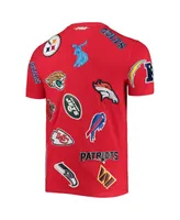 Men's Pro Standard Red Nfl League Wordmark T-shirt