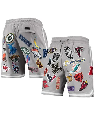 Men's Pro Standard Gray Nfl League Allover Shorts