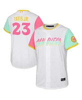 Toddler Boys and Girls Nike Fernando Tatis Jr. White San Diego Padres City Connect Replica Player Jersey