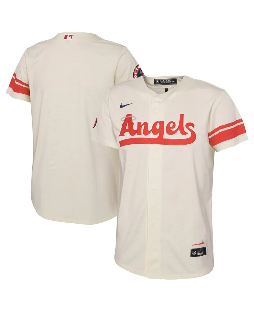 Men's Nike Mike Trout Cream Los Angeles Angels City Connect Replica Player  Jersey