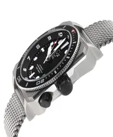 Gevril Men's Xo Submarine Swiss Automatic Silver-Tone Stainless Steel Bracelet Watch 44mm - Silver