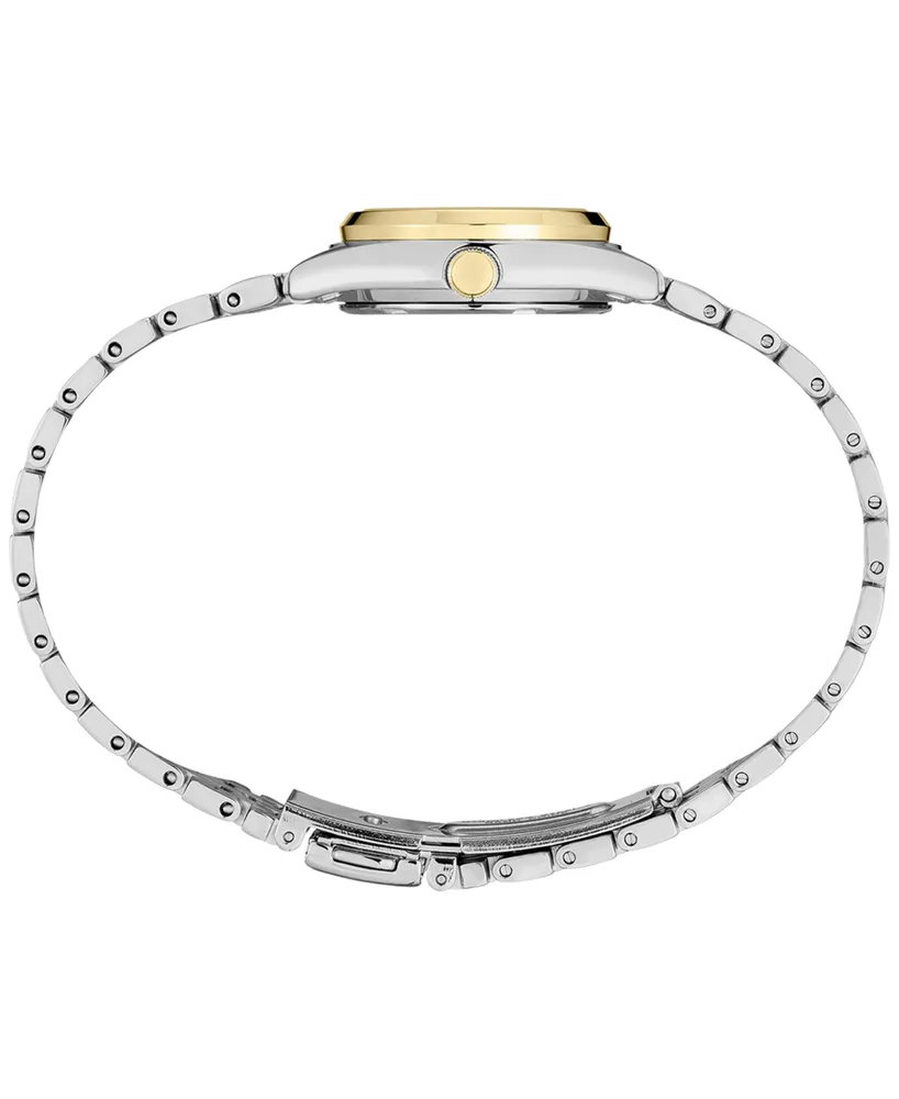 Seiko Women's Analog Essentials Two-Tone Stainless Steel Bracelet Watch 25mm