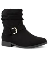 Karen Scott Clarett Slouch Buckled Booties, Created for Macy's