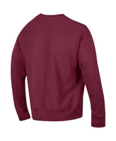 Men's Champion Garnet Florida State Seminoles Arch Reverse Weave Pullover Sweatshirt