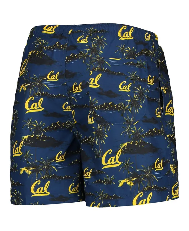 Foco Men's Foco Gold Navy Midshipmen Island Palm Swim Trunks