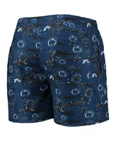 Men's Foco Navy Penn State Nittany Lions Island Palm Swim Trunks