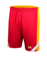Men's Colosseum Cardinal and Gold Usc Trojans Am I Wrong Reversible Shorts