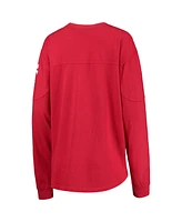 Women's Pressbox Red Cincinnati Bearcats Edith Long Sleeve T-shirt