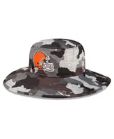 Men's New Era Camo Cleveland Browns 2022 Nfl Training Camp Official Panama Bucket Hat