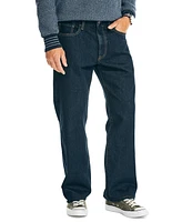 Nautica Men's Authentic Loose-Fit Rigid Denim 5-Pocket Jeans