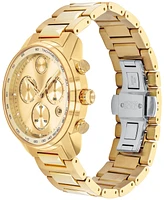 Movado Men's Bold Verso Yellow Ionic Gold-Tone Plated Steel Bracelet Watch 44mm