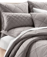 Hotel Collection Dobby Diamond 3-Pc. Coverlet Set, Full/Queen, Exclusively at Macy's