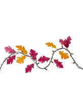 Fall Harvest Leaves 35 Piece Mini Light Garland with 8.75' Wire Set