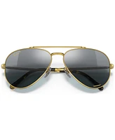 Ray-Ban Unisex Polarized Sunglasses, RB3625 New Aviator