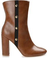 Journee Collection Women's Gaibriel Block Heel Dress Booties