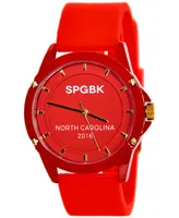 Spgbk Watches Unisex 71st Red Silicone Strap Watch 44mm