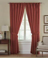 Elrene Home Fashions Versailles Faux Silk Blackout Window Curtain