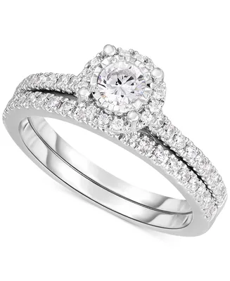 TruMiracle Diamond Bridal Set (1/2 ct. t.w.) in 14k White Gold