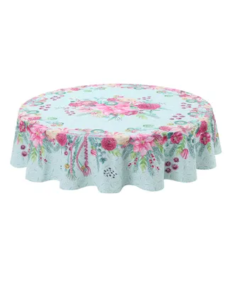 Laural Home Boho Christmas 70" Round Tablecloth
