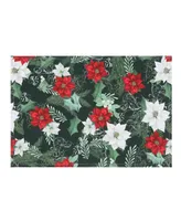 Laural Home Christmas Elegance Set of 4 Placemats, 13" x 19"