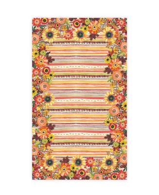 Laural Home Harvest Snippets Tablecloth, 70" x 120"