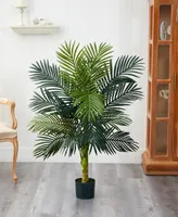 Nearly Natural 4' Golden Cane Palm Tree