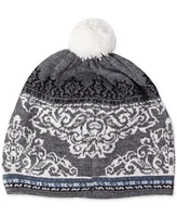 Simply Natural Women's Embroidered Alpaca Melia Beanie