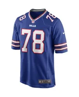 Men's Nike Bruce Smith Royal Buffalo Bills Game Retired Player Jersey