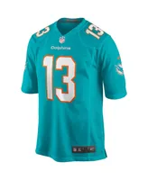 Men's Nike Dan Marino Aqua Miami Dolphins Game Retired Player Jersey