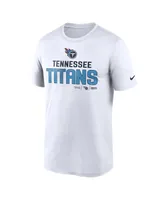 Men's Nike White Tennessee Titans Legend Community Performance T-shirt