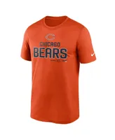 Men's Nike Orange Chicago Bears Legend Community Performance T-shirt