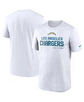 Men's Nike White Los Angeles Chargers Legend Community Performance T-shirt