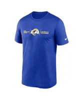 Men's Nike Royal Los Angeles Rams Horizontal Lockup Legend T-shirt