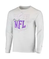 Men's Dunbrooke White Nfl Por La Cultura '21 Collection Long Sleeve T-shirt