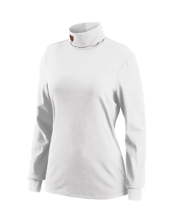 Wear By Erin Andrews White New England Patriots Domestic Cropped Long  Sleeve T-shirt