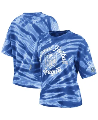 Women's Wear by Erin Andrews Blue Nfl Tie-Dye T-shirt