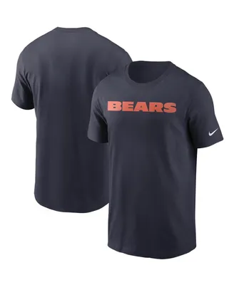 Men's Nike Navy Chicago Bears Team Wordmark T-shirt